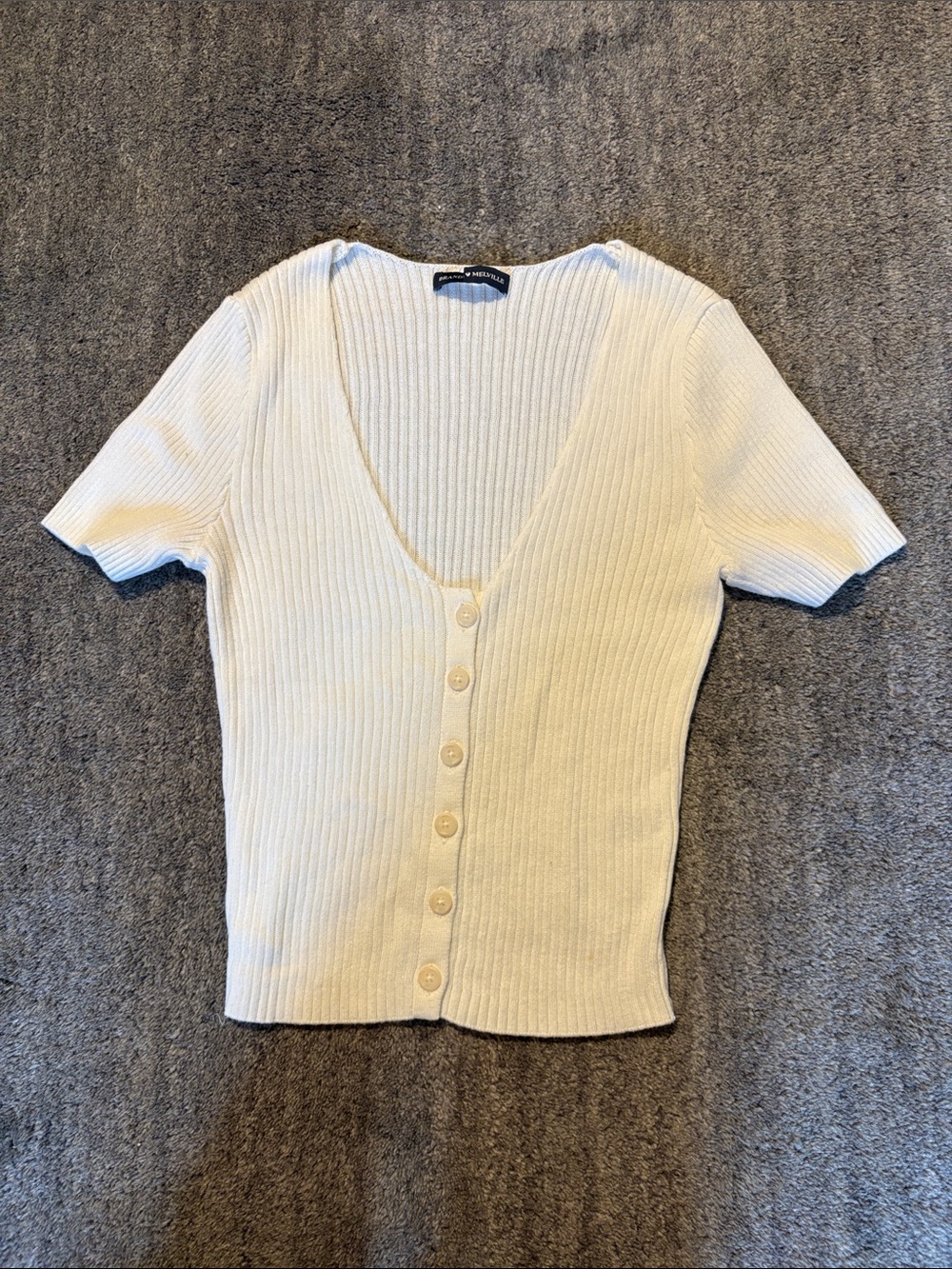 Brandy Melville button up sweater top